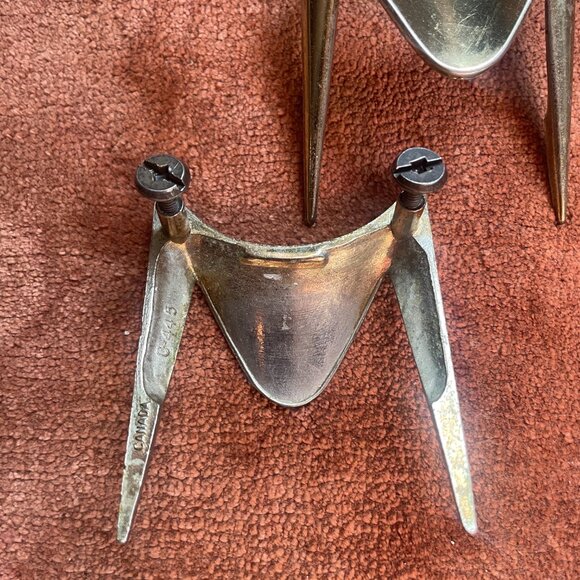 Vintage Mid Century MCM Hardware - Drawer handles Qty 4 - Picture 4 of 5